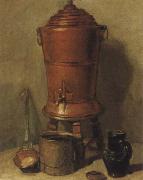 Jean Baptiste Simeon Chardin The white heir holder oil on canvas